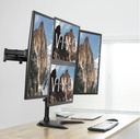 VIVO STAND-V004Z Quad Monitor Desk Stand - 13'' to  24" / Black