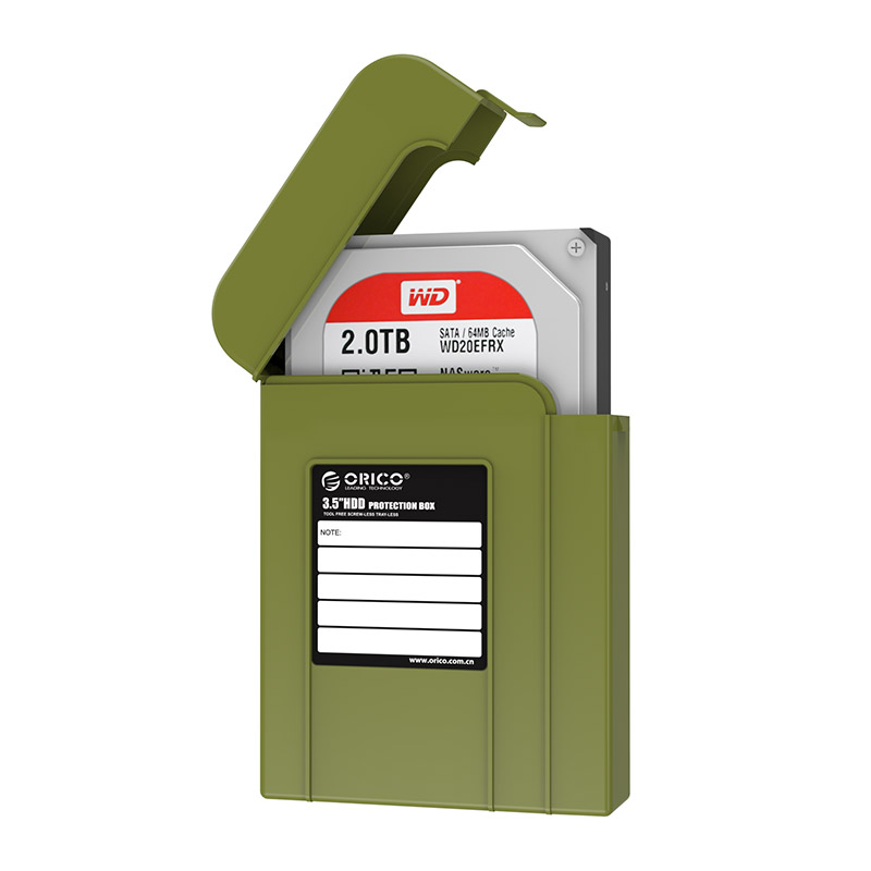 ORICO PHI35-V1-SN - 3.5" HDD Protection Box / Olive Green