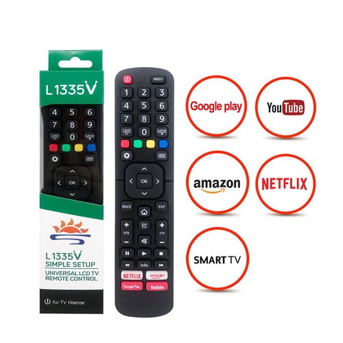 Smash L1335V Universal Remote Control - with fixed Hisense functions.