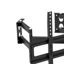 KLIP KPM-935 - Articulated Corner for LED/LCD and Plasma Displays / 65" / Up To 99 Pounds / Black