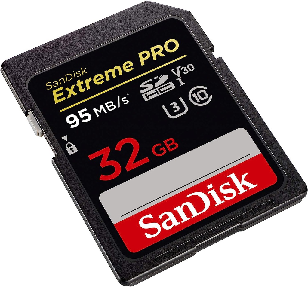 SanDisk Extreme Pro SDHC - Tarjeta de Memoria  de 32GB / SDHC UHS-I / Class 10 
