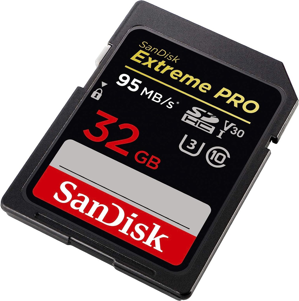 SanDisk Extreme Pro SDHC - Tarjeta de Memoria  de 32GB / SDHC UHS-I / Class 10 