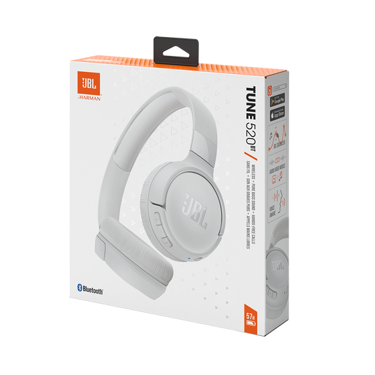 JBL Tune 520BT -  Wireless Earphones / Bluetooth / White