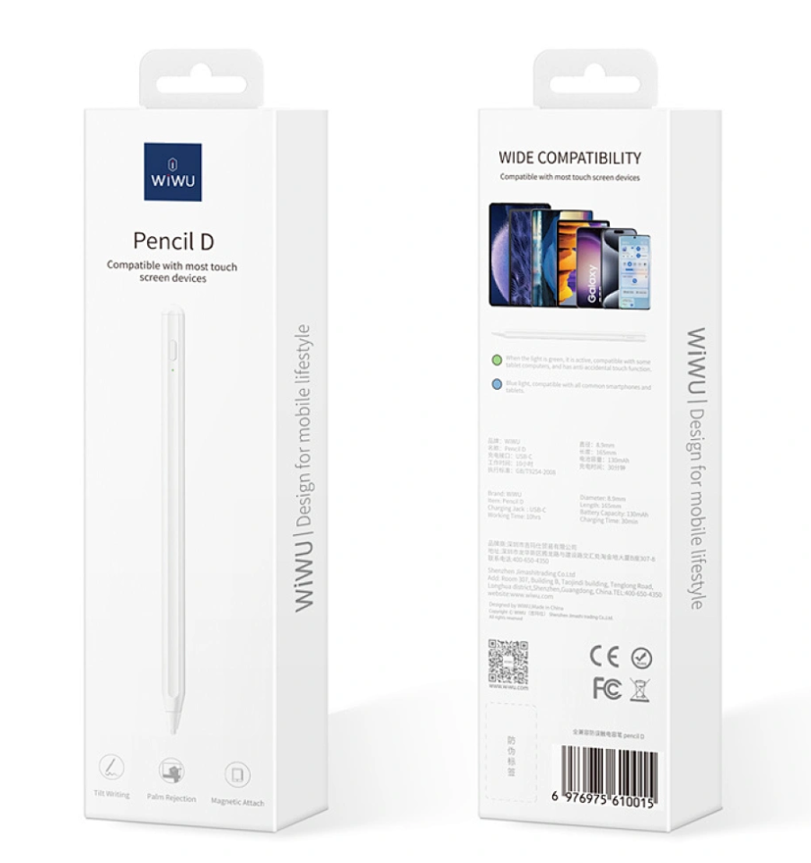 WIWU PENCIL D Pressure Touch Stylus Pencil Pen for IOS