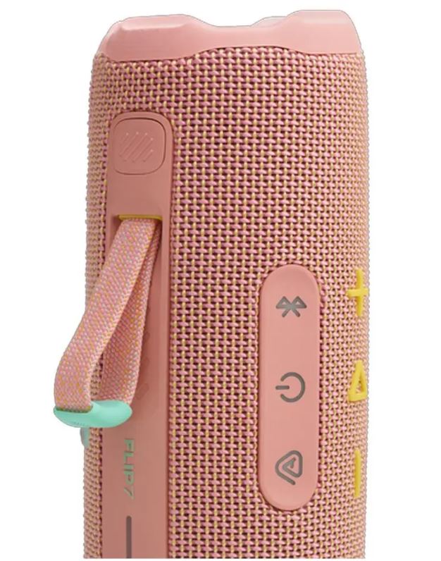 JBL Flip 7 Waterproof Portable BluetoothSpeaker 35W AI SoundBoost- up to 14 hours / IP68 / Pink