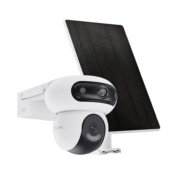 Ezviz HB90 DUAL KIT 2K Cámara Smart Inalàmbrica para vigiancia en exteriores + Panel Solar / IP66 / 360° / Blanca