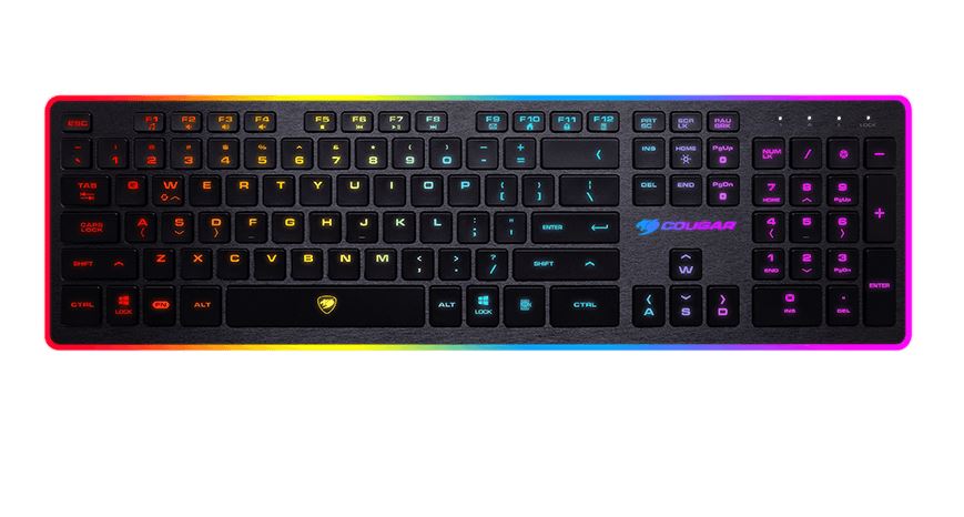 Cougar Vantar  Teclado Mecánico para Juegos Retreo iluminado / Español /  USB / Negro