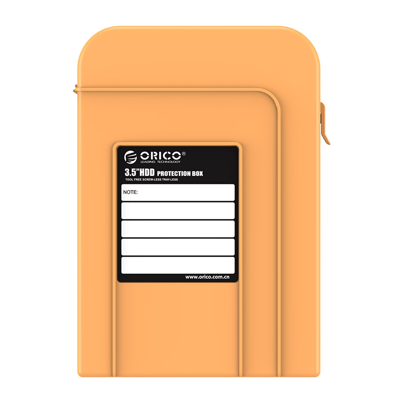 ORICO PHI35-V1-OR - 3.5" HDD Protection Box /  Yellow
