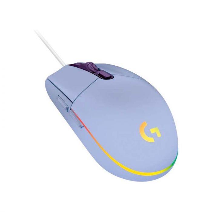Logitech G203 - LightSync Wired Gaming Mouse / USB / RGB / Lilac