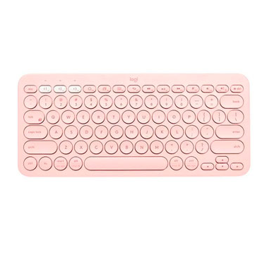 Logitech K380S Wireless Keyboard / Bluetooth / Spanish / Rose