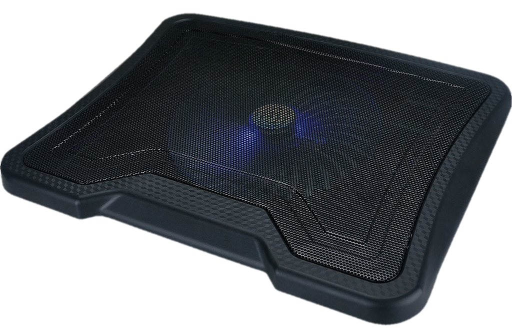 Argom CF-1584 Cooling Pad para Laptop / 2*USB / 1 * Abanico Grande / Soporta hasta 17"