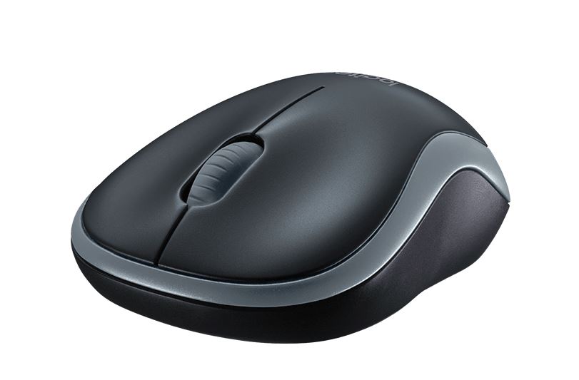 Logitech M185 - Ratón Inalámbrico / 2.4GHz / Gris