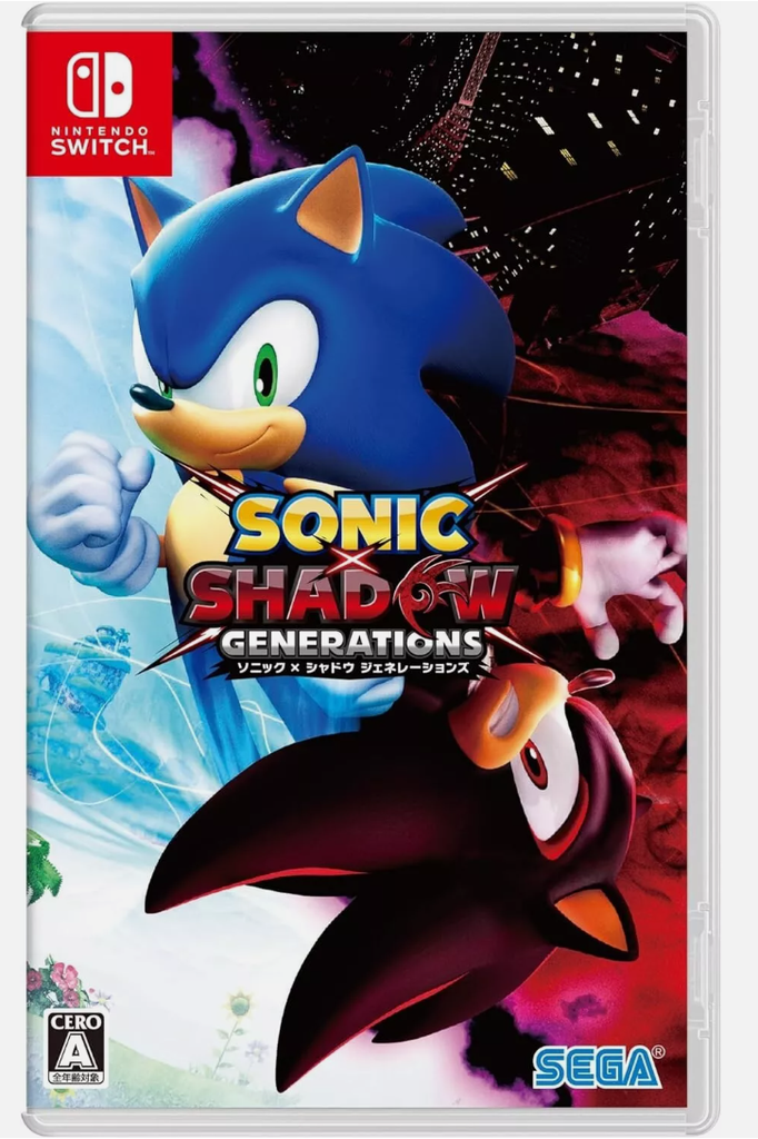 Sonic Shadow Generations Original Game for Nintendo