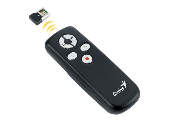 Genius Media Pointer 100 - Wireless Presenter / USB 2.4GHz / Black