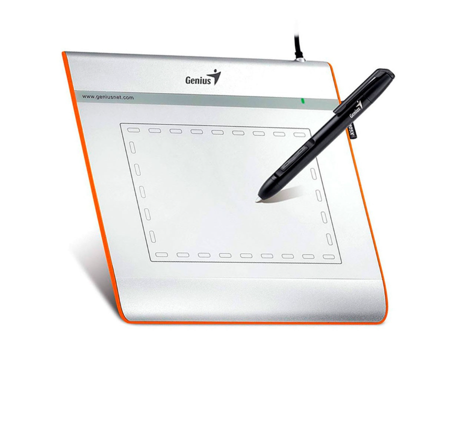 Genius EasyPen i405X - Tableta Gráfica Alámbrico / 101 x 139mm / Plata
