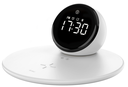 WIWU WI-W017 15W Cargador inalámbrico con despertador digital y altavoz Bluetooth - Blanco