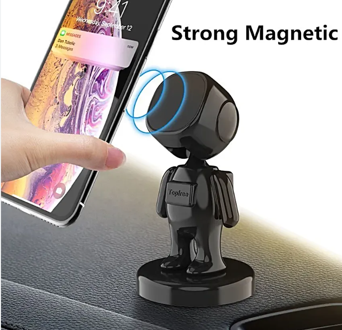 Generic Astronaut Magnetic Car Phone Holder /Black