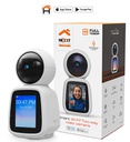 Nexxt NHC-IP20 - Cámara PTZ inteligente Wi-Fi® de dos vías / FHD / Blanco 