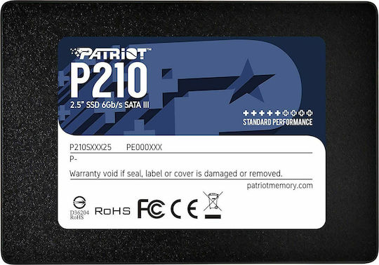Patriot P210S256G25  - P210 / SSD 256GB / SATA 500mb/s