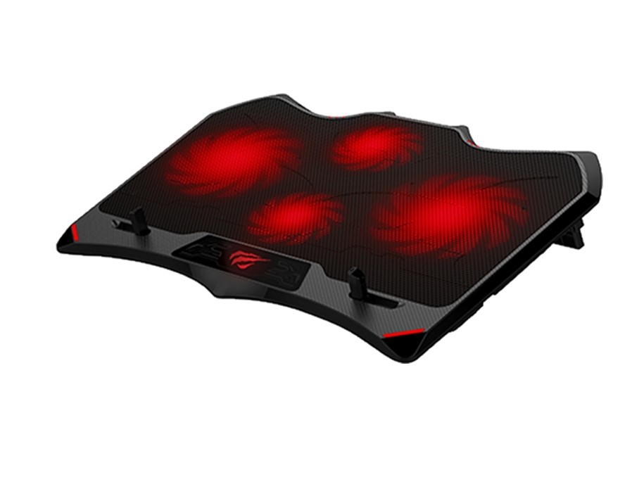 Havit F2081 - Cooling Pad para Laptop Gaming 17'' / 4X ABANICOS 