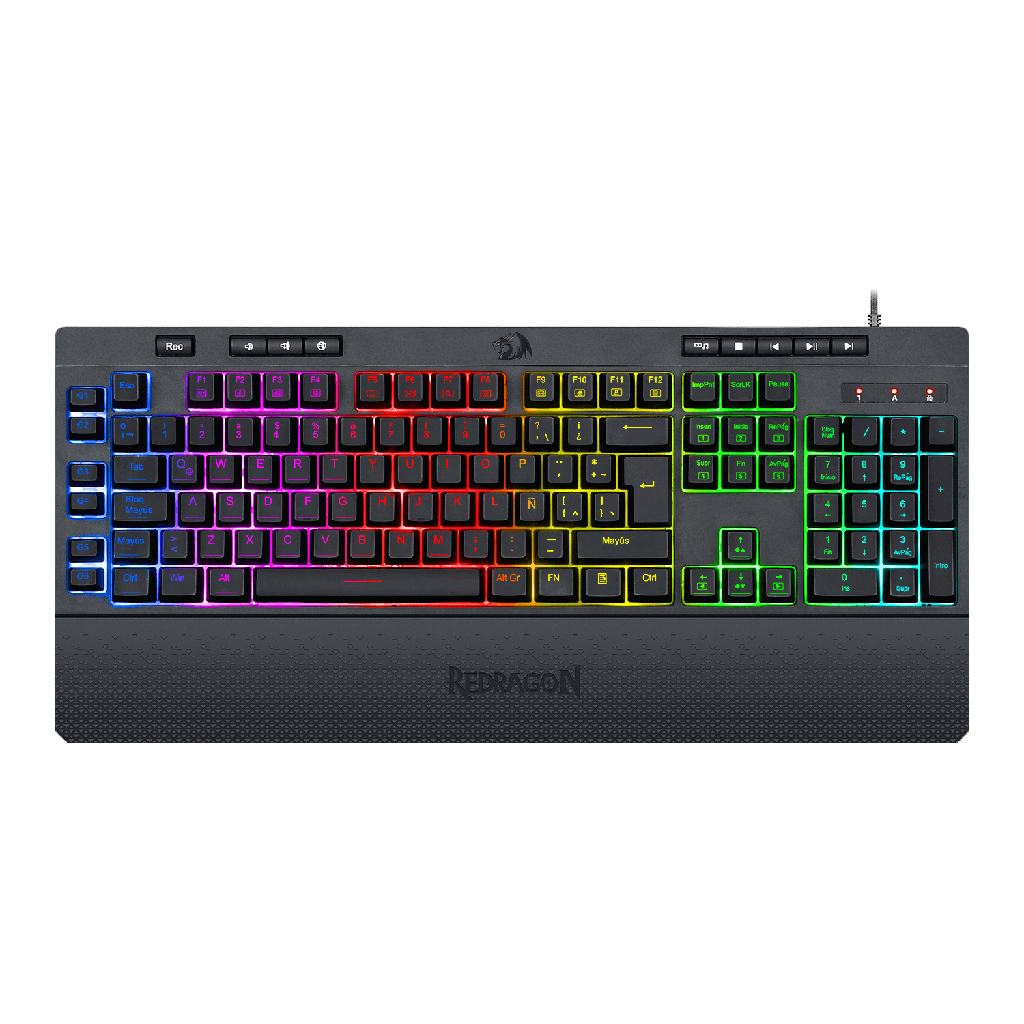 REDRAGON SHIVA Teclado Gaming RGB - Negro