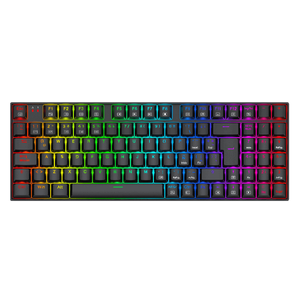 REDRAGON ZIGGS Hot-Swappable Mechanical Gaming RGB Keyboard - Black