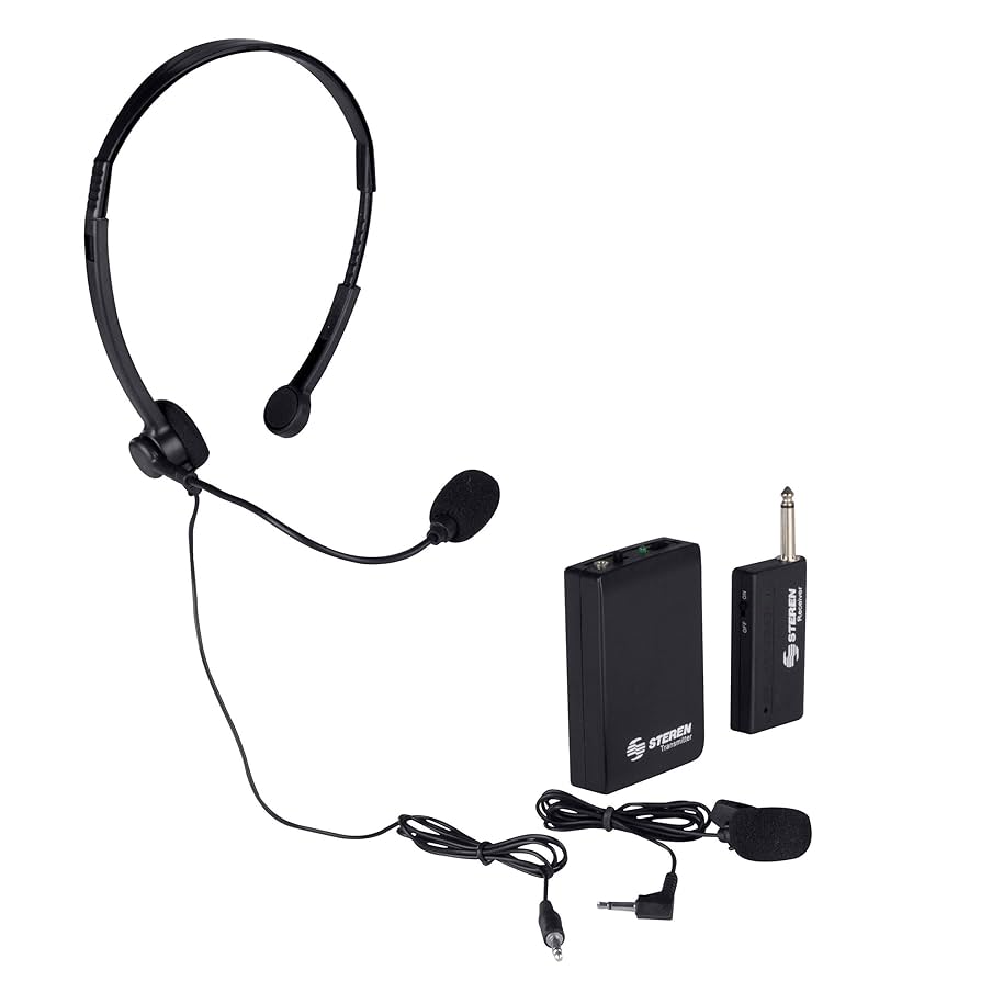 Steren MIC-8001 Wireless Microphone for Kit MIC-8020 y MIC-8040 - 90m
