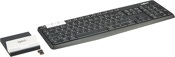Logitech K375S  - Teclado Inalámbrico , USB, Inglés , Negro