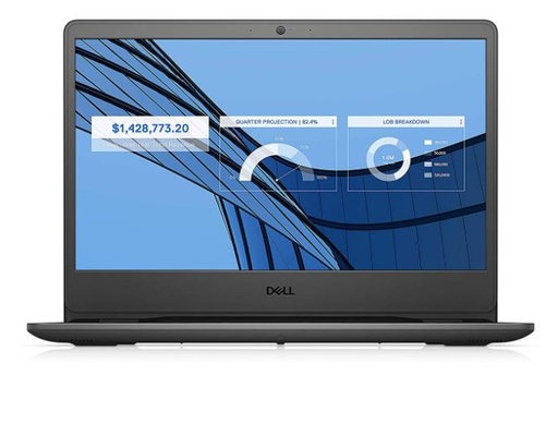 [DEL-NBK-CM-63JHH-BK-121] Dell Vostro 3401 Notebook - Core i3 1005G1 - 1.2 GHz  / 8GB RAM / 1 TB HDD/ 14" / RJ45 GLAN / Win 10 Pro 64 bits