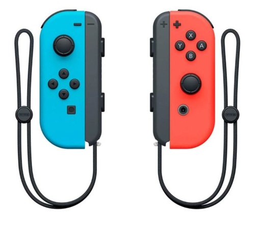 [NIN-GAM-ACC-112069A-NA-321] Nintendo Switch Joy-Con (L)/(R) - Original Gaming Accesories / Neon Red / Neon Blue