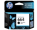 HP 664BK Negra Cartucho de Tinta  
