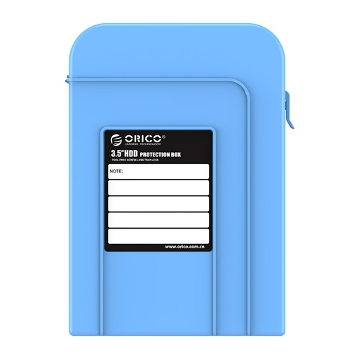 [ORI-STO-ACC-PHI35V1BL-BL-421] ORICO PHI35-V1-BL - 3.5" HDD Protection Box /  Blue