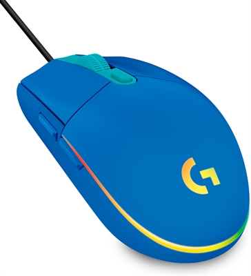 [LOG-HYM-GAM-910005792-BL-323] Logitech G203 - LightSync Wired Gaming Mouse / USB / RGB / Blue