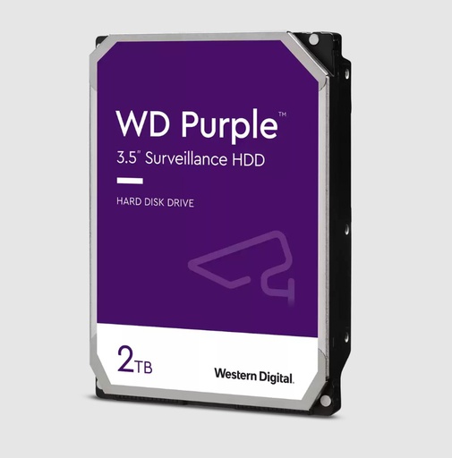 [WD-STO-ACC-WD23PURZ-NA-323] Western Digital WD2 Disco Duro de 2TB / SATA / 3.5 '' / Purpura