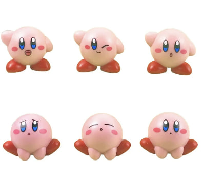 [GNC-GAM-ACC-KIRBY-NA-423] Generic Figure Mini Kirby Set 6pcs.