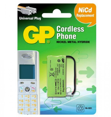 [GPA-MSC-BAT-GPRHC063N096-NA-324] GP Battery NI-MH Cordless Phone 2XAAA
