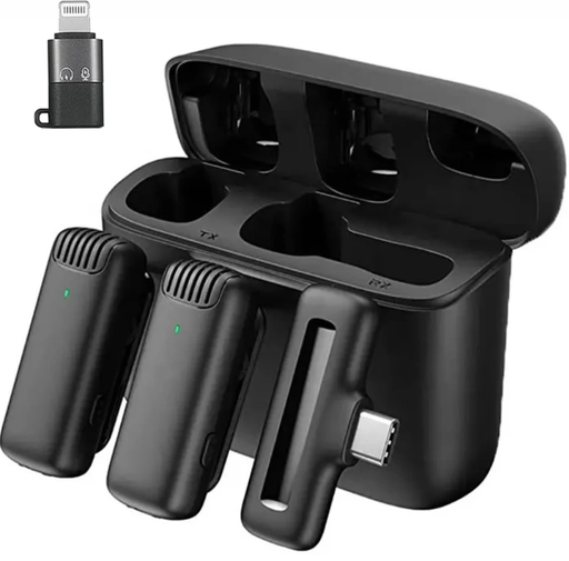 [GEN-CEL-ACC-J13-NA-224] Generic MIC-J13 Wireless Microphone 2in1 for Type-C/Lightning