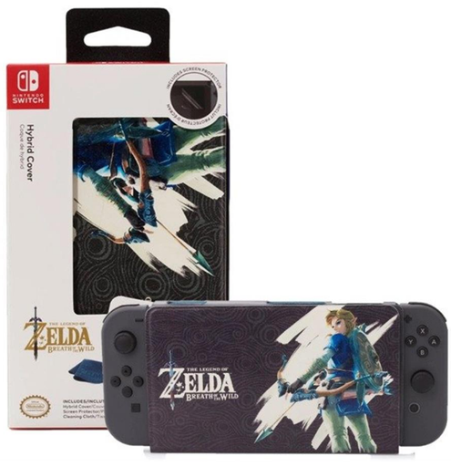 [NIN-GAM-ACC-1502763ZELDA-NA-324] Nintendo Switch Power A Hybrid Cover Zelda - Includes Screen Protector
