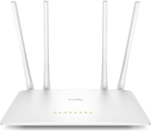 [NET-WIR-CUD-WR1200-WH-324] Cudy WR1200 AC1200 Dual-Band Router WiFi Mu-Mimo