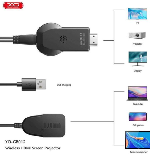 [XO-ACC-CN-XOGB012-BK-324] XO-GB012 Cable HDMI Inalambrico 