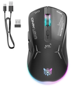 Onikuma CW917 Mouse Inalambrico con Luce - Negro