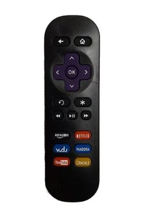[ACC-CON-ROK-ROKU1-BK-424] Control Remoto de Reemplazo para Roku