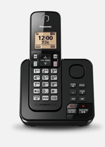[PAN-TEL-CN-TGC360-BK-125] Panasonic KX-TGC360 Telefono Inalambrico Digital