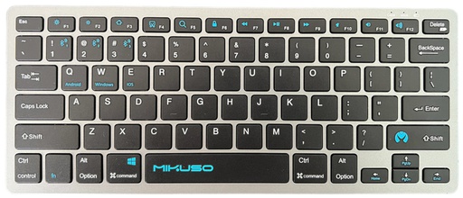 [GNC-MSC-ACC-BW05-NA-125] MIKUSO Teclado BW05 BT+2.4G
