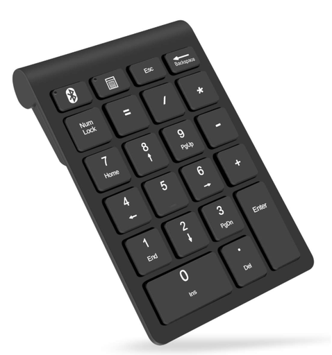 [GEN-KYM-BT-NUMPAD-BK-125] Generic Numeric keypad - Bluetooth  Connection / Black 
