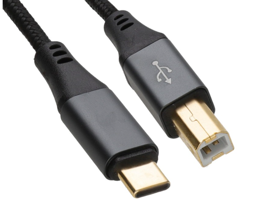 [GEN-MSC-CBL-TYPECPRINTER-NA-125] Genérico Cable Tipo C a  USB para impresora - 1m