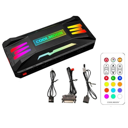 [COOL-GAM-ACC-PA1-BK-225] COOLMOON PA1 Fan light  Controller 