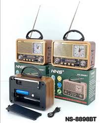 [ACC-ELC-NNS-NS8898BT-BK-225] NNS NS8898BT FM/AM Radio + BT - Black 