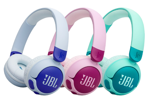 [ACC-HYM-JBL-JR320BT-BL-225] JBL JR320 BT Auriculares - Sonido seguro para niños, hasta 50 horas / Azul