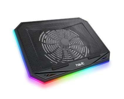 [HAV-ACC-ACC-F2075-BK-225] Havit F2075 - Gaming Notebook Cooling Pad 10'' a 17'' / RGB